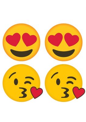 Peekaboos Emoji Hearts Pasties