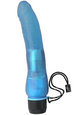 Jelly Caribbean Number 1 Jelly Realistic Vibrator Waterproof 8.5in