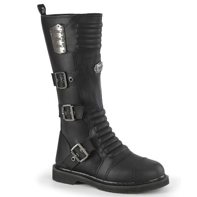 Quilted Shield Combat Boots