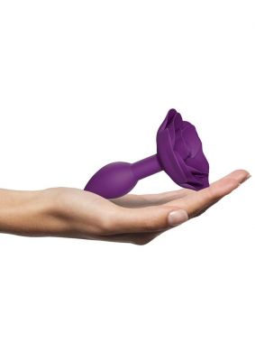 Open Roses Silicone Anal Plug - Small
