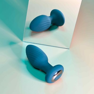 Playboy Spinning Tail Teaser Rechargeable Silicone Rotating Anal Plug with Remote Control