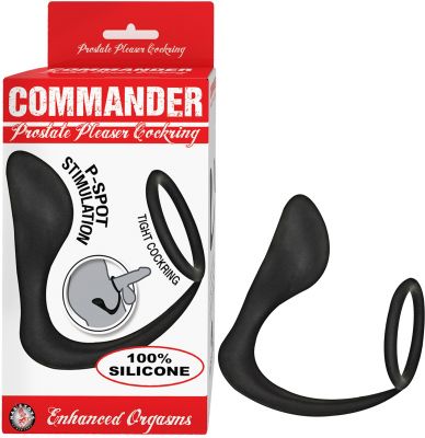 Commander Prostate Pleaser Silicone Cock Ring