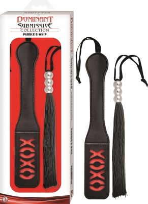 Dominant Submissive Collection Paddle & Whip set
