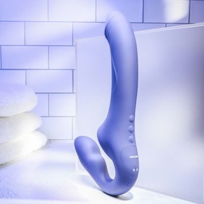 2 Become 1 Rechargeable Silicone Vibrator with Remote Control