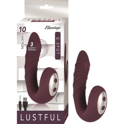 Lustful G-Spot Silicone Rechargeable Vibrator