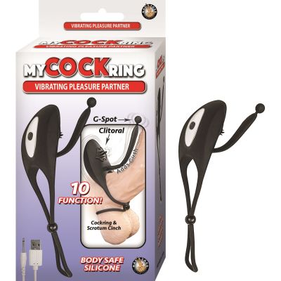 My Cock Ring Vibrating Pleasure Partner Silicone Rechargeable Ring