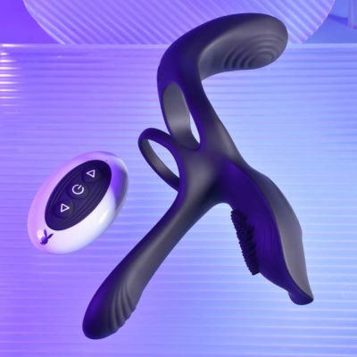 Playboy The 3 Way Rechargeable Silicone Cock Ring