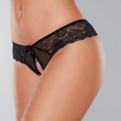 Foreplay Black Lace Panty
