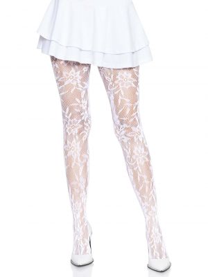 Chantilly Lace Floral Pantyhose