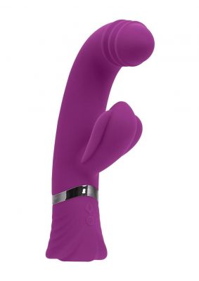 Playboy Tap That Rechargeable Silicone Vibrator with Clitoral Stimulator