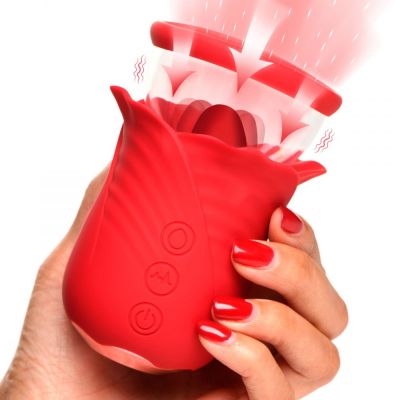 Bloomgasm Lily Lover Sucking & Vibrating Rechargeable Silicone Clitoral Stimulator