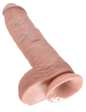 King Cock Realistic Dildo With Balls 10 Inch