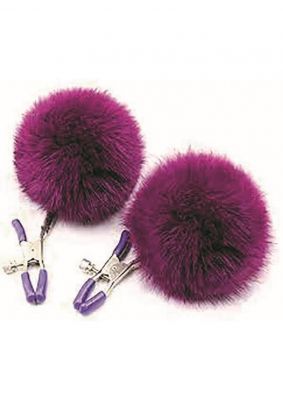 Sexy AF Nipple Clamps Puff Balls