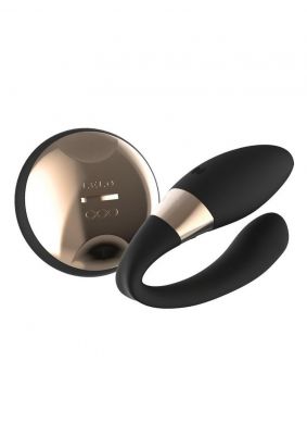 Tiani Duo Silicone Rechargeable Couples Vibrator with Remote Control