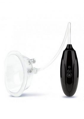 Lux Fetish Rechargeable Pussy Pump with Clit Clamp