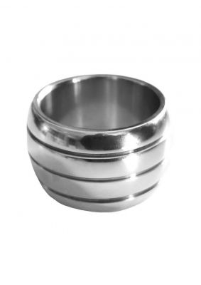 Stainless Steel Round Cock Ring 45mm