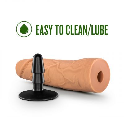 Lock On Dynamite Dildo with Suction Cup Adapter 7in