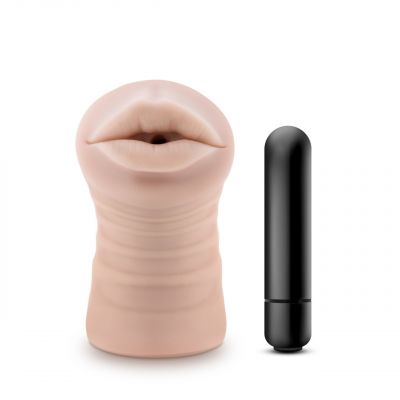 EnLust Nicole Dual End Vibrating Stroker - Mouth