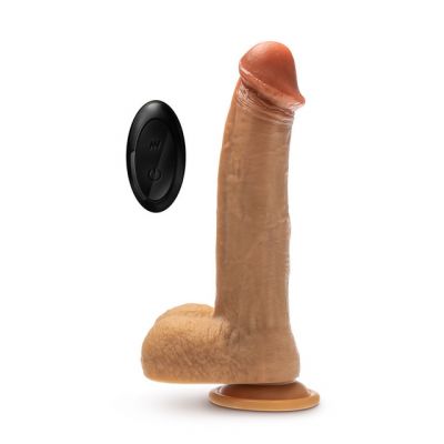Dr. Skin Platinum Collection Silicone Dr. Phillips Rechargeable Thrusting Dildo with Remote Control