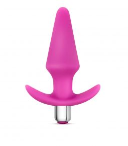 Luxe Discover Vibrating Silicone Anal Plug
