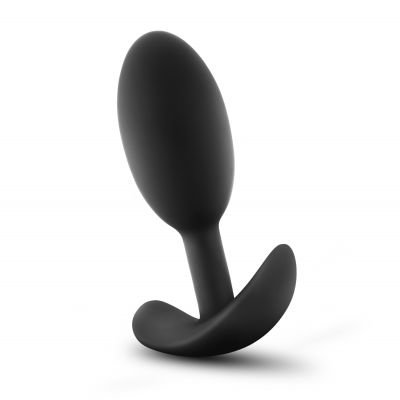 Luxe Wearable Vibra Slim Plug Silicone Butt Plug - Medium