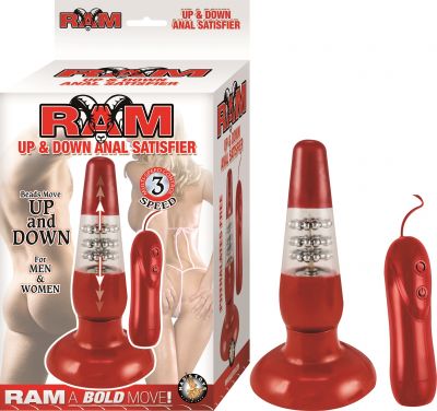 Ram Up & Down Anal Satisfier Wired Anal Plug Waterproof 7.5 Inches