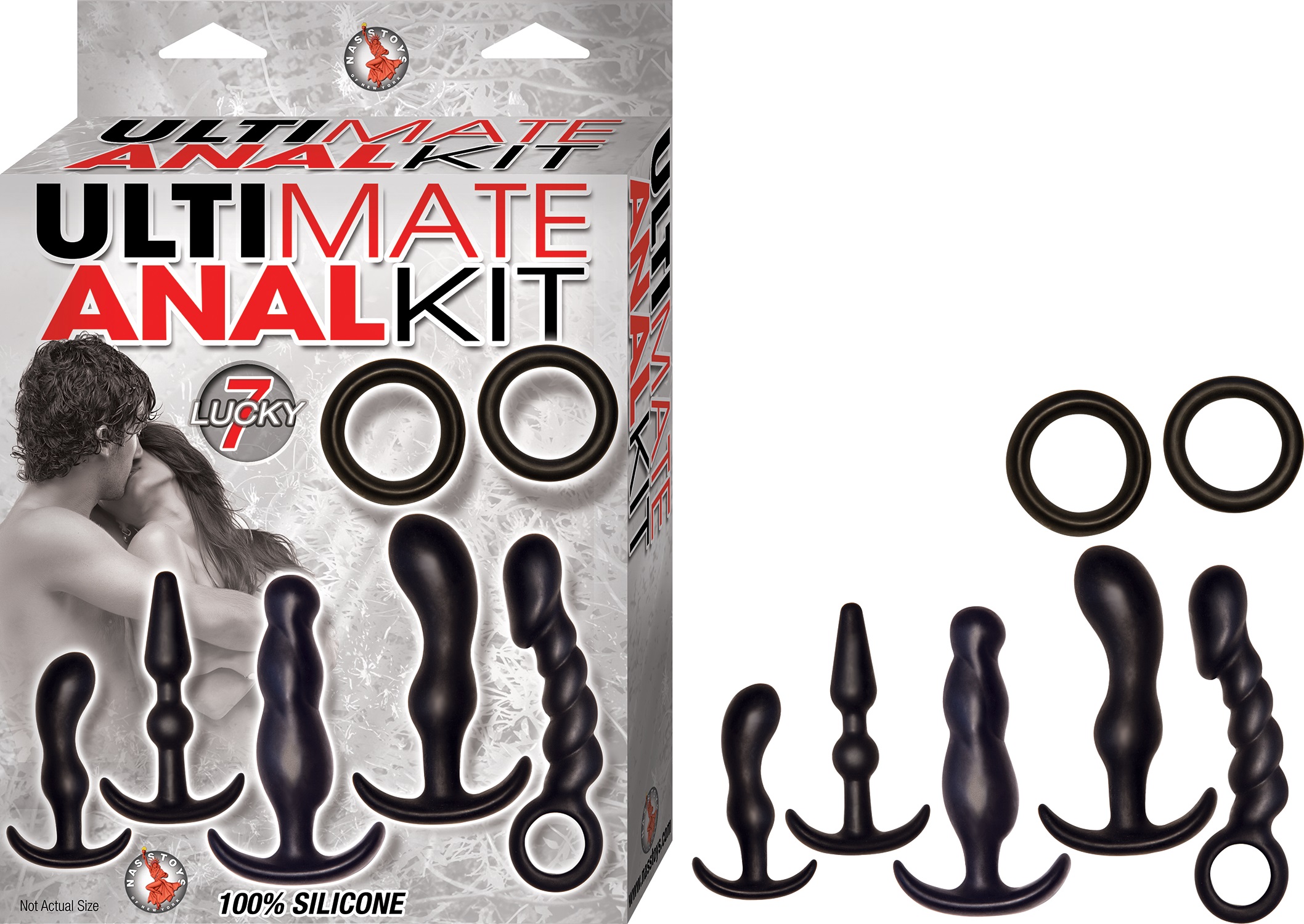 Ultimate+Anal+Kit+Silicone+Waterproof+7+Piece+Kit