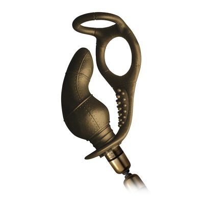 Dauntless Bronze Anal Plug Prostate Stimulator Cockring