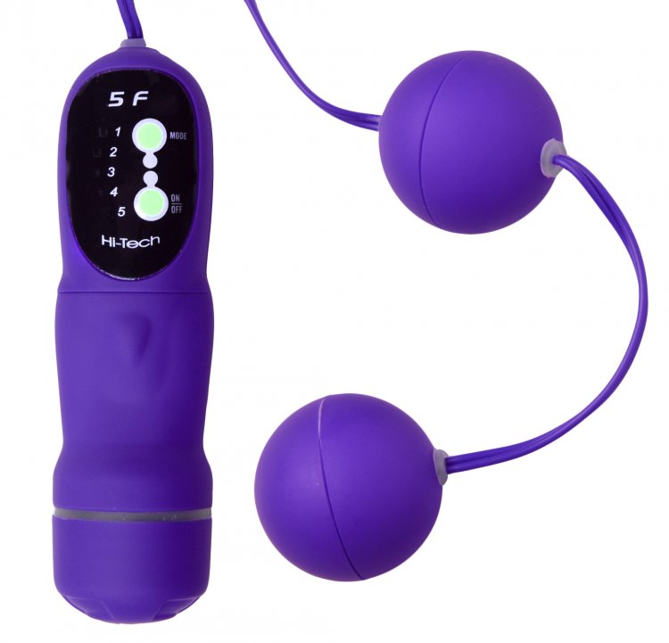 5+Function+Purple+Vibrating+Pleasure+Beads