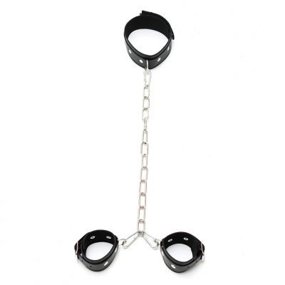 Neck to Arm Cuffs Combination with Chain