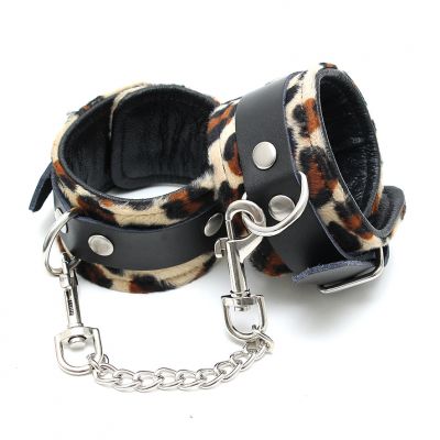 Animal Print Ankle Foot Cuffs