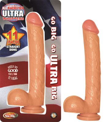 All American Whopper Straight Dong Waterproof 11 Inch