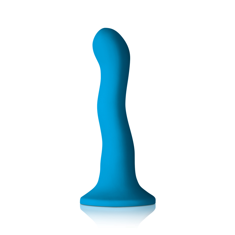Colours+Wave+6+in+Silicone+Suction+Cup+Dildo