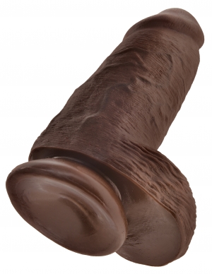 King Cock Chubby Realistic Dildo With Balls 9 Inch