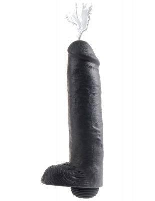 King Cock 11 Inch Squirting Cock With Balls Dildo