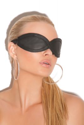 Lights Out Leather Blindfold
