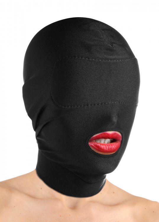 Disguise+Open+Mouth+Hood+with+Padded+Blindfold