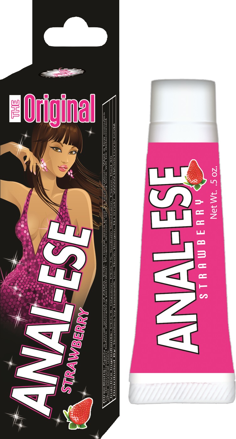 Anal+Ese+Flavored+Desentizing+Lubricant+Strawberry
