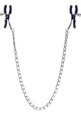 Kinx Squeeze & Please Adjustable Nipple Clamps With Chain