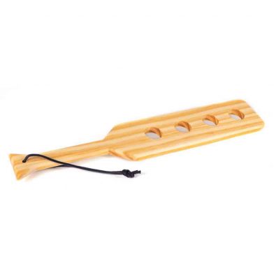 Wood Paddle With 4 Holes