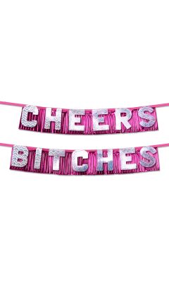 Bachelorette Party Favors "Cheers Bitches" Party Banner