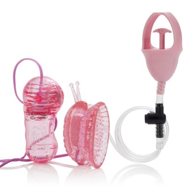 Butterfly Clitoral Pump - Pink