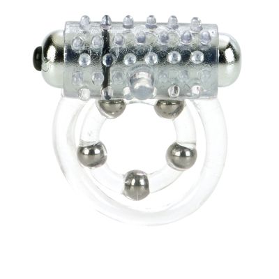 Waterproof Maximus Enhancement Ring With 5 Stroker Beads