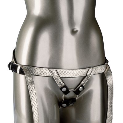 Her Royal Harness The Regal Duchess Crotchless Vegan Leather Adjustable Harness Up To 64 Inches