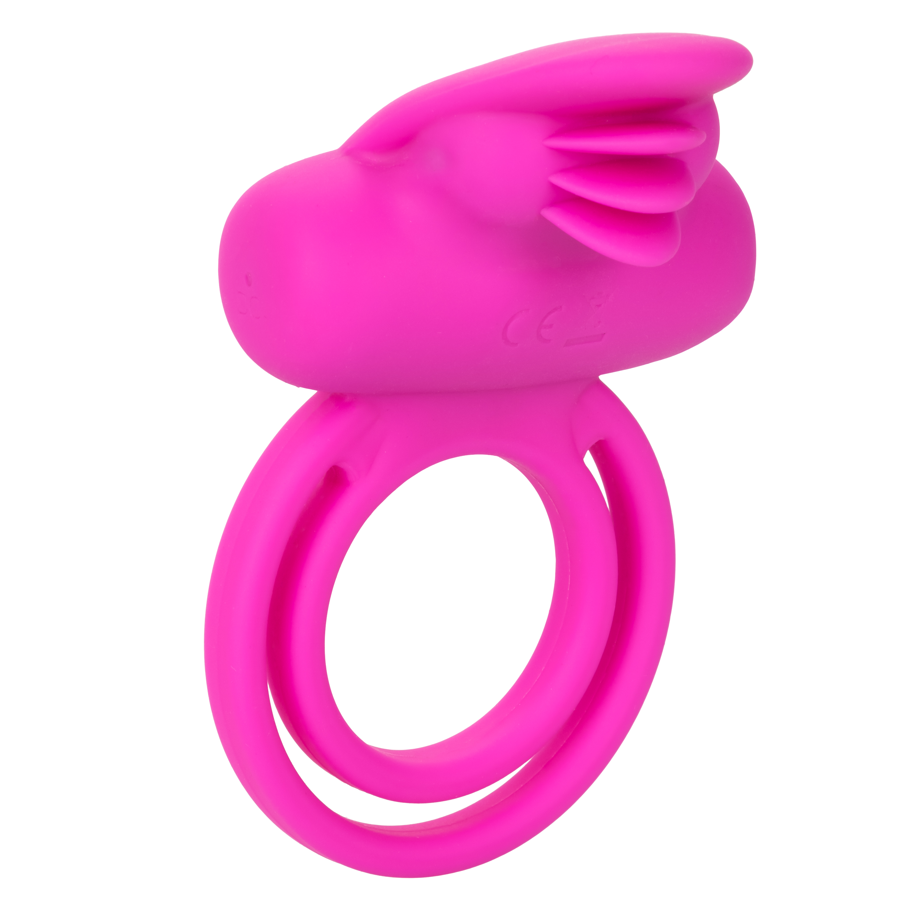 Silicone+Dual+Clit+Flicker+Vibrating+Cockring+Multispeed+Waterproof