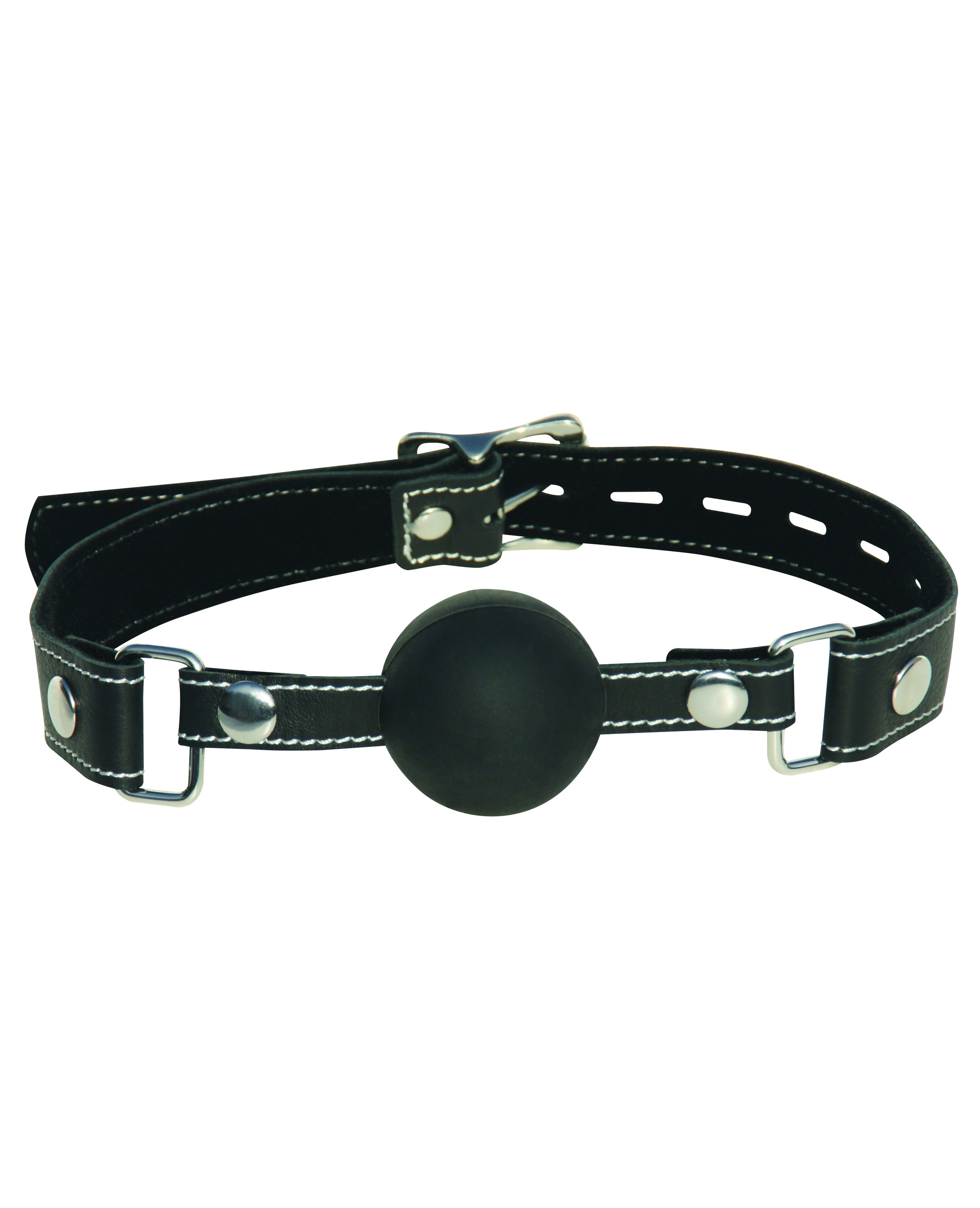 Edge+Silicone+Ball+Gag+With+Adjustable+Leather+Strap