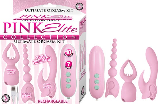 Elite+Collection+Ultimate+Orgasm+Kit+Rechargeable+Silicone+Remote+Waterproof