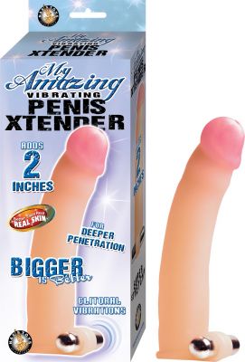 My Amazing Vibrating Penis Xtender Sleeve Waterproof 6 Inch