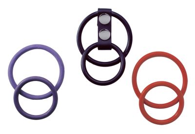 Interchangeable Dual Nitrite Cock Ring Set
