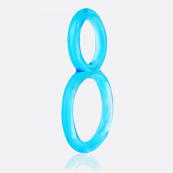Ofinity+Super+Stretchy+Double+Silicone+Cockring+Waterproof